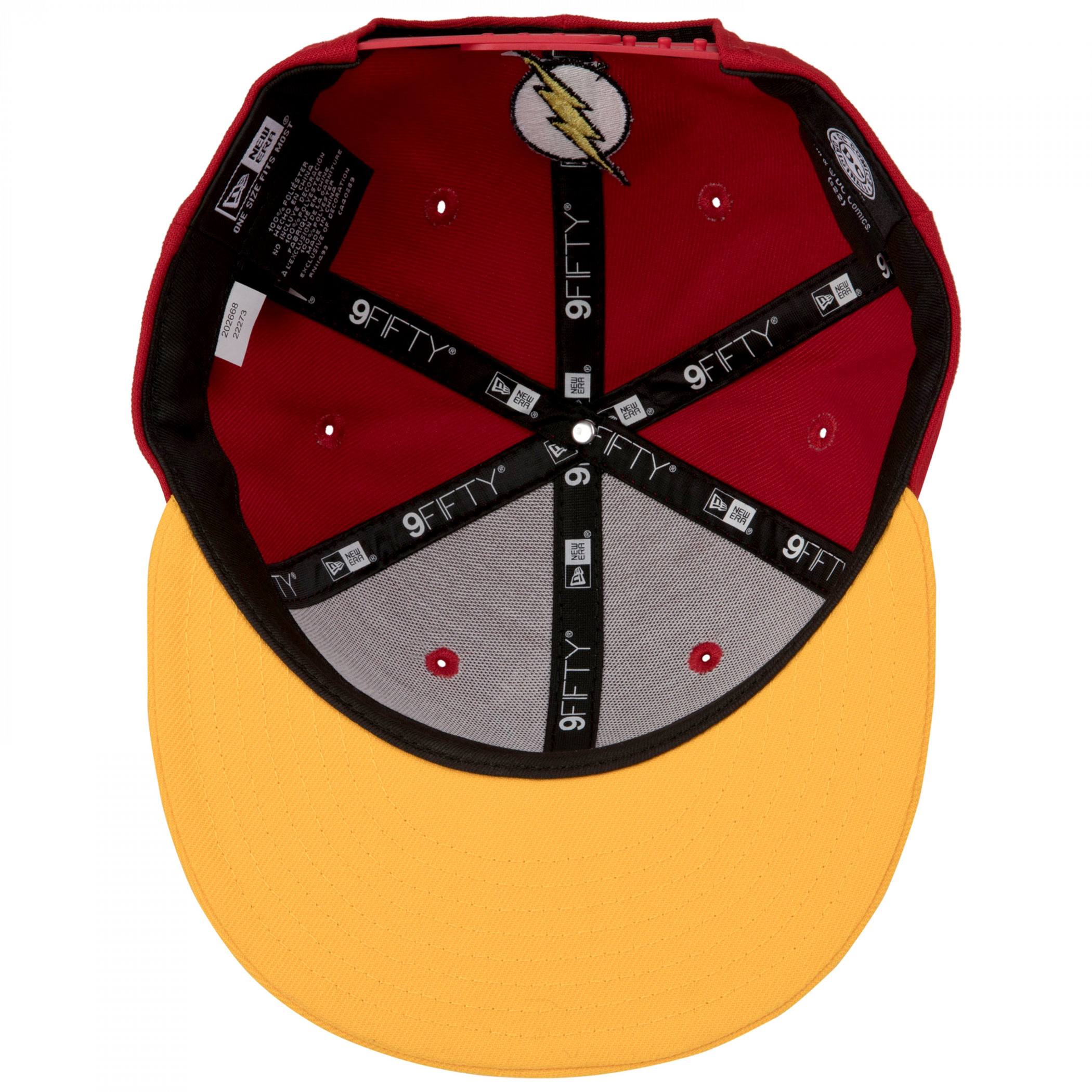 Flash Symbol Red and Yellow Colorway 9Fifty Adjustable Hat